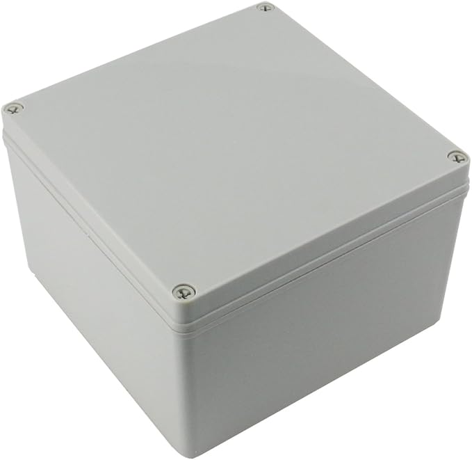 Ogrmar Plastic Dustproof IP65 Junction Box DIY Case Enclosure (8"x 8"x 5.2")