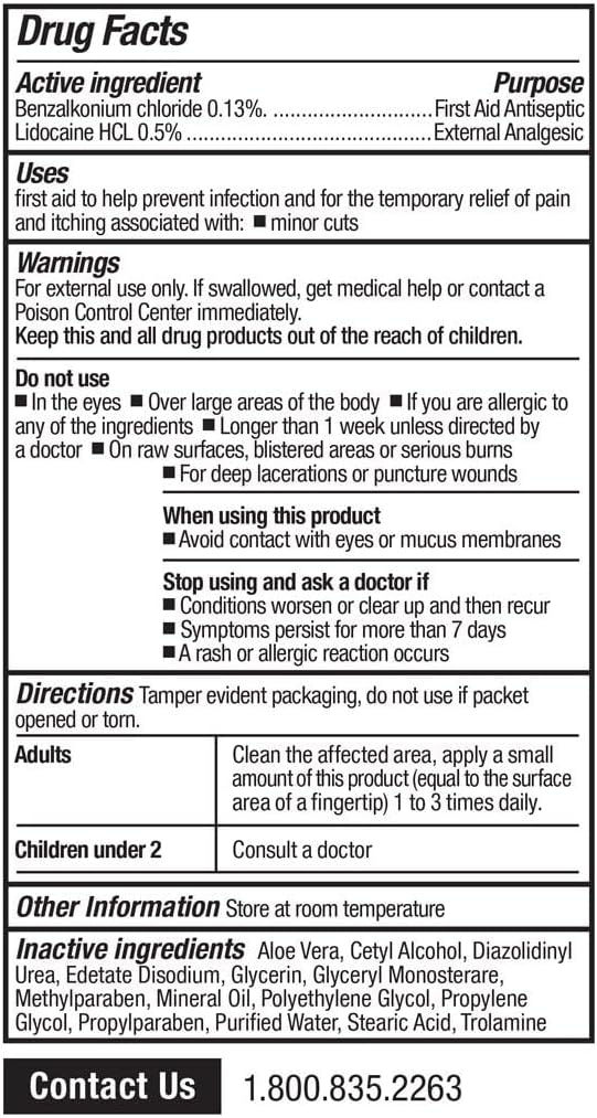 First Aid Only FAE-7011 SmartCompliance Refill Burn Cream Packets, 10 Count- Pack of 2