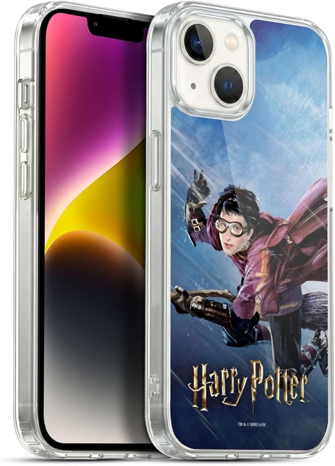 Head Case Designs Officially Licensed Harry Potter Quidditch 1 Prisoner of Azkaban II Gel Case [Military Grade Protection] Compatible with Apple iPhone 14 Plus and Compatible with MagSafe