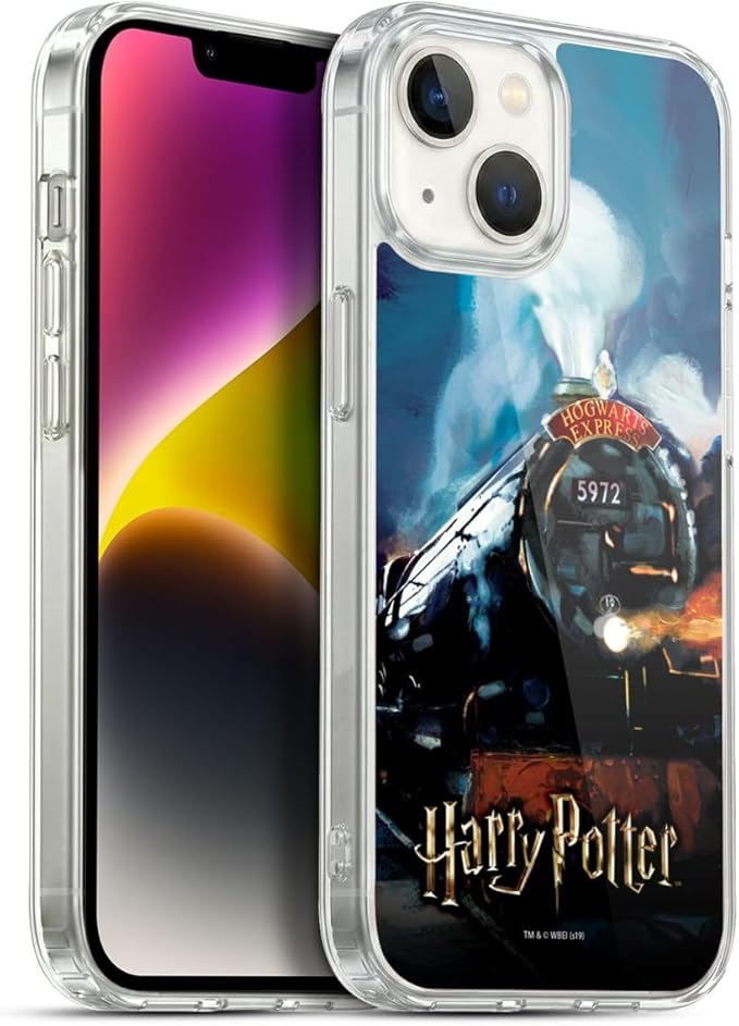 Head Case Designs Officially Licensed Harry Potter Hogwarts Express Prisoner of Azkaban II Gel Case [Military Grade Protection] Compatible with Apple iPhone 14