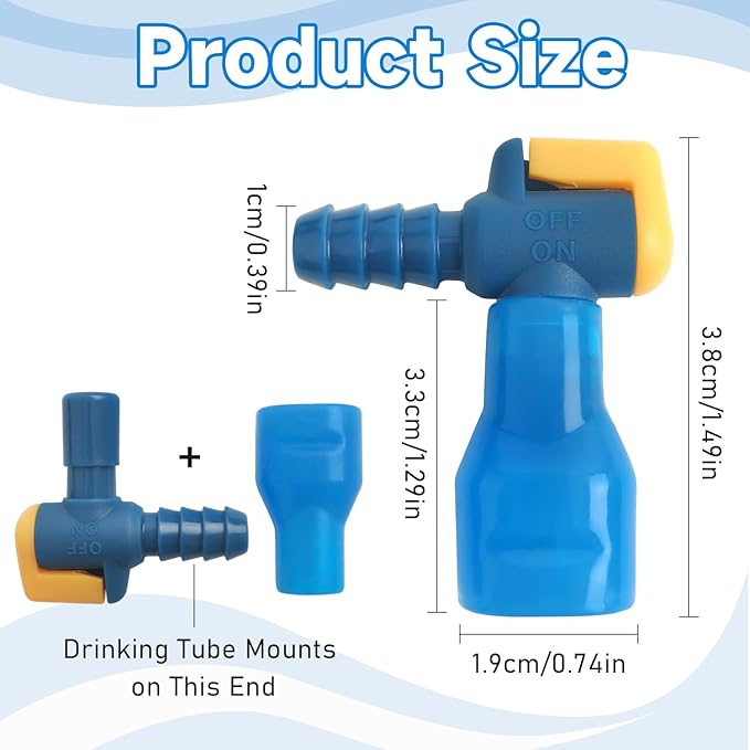 Bite Valve ON-Off Switch Tube Nozzle Replacement for Hydration Bladder