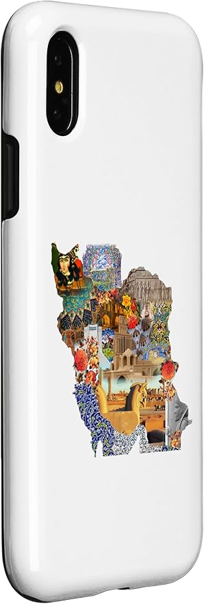 Map of Persian empire, Iran Map Case for iPhone X/XS