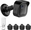 All-New Blink Outdoor Camera Surveillance Mount, 4 Pack Weatherproof Protective Housing and 360 Degree Adjustable Mount for Blink Outdoor 4/Outdoor 2K+/3rd Gen Camera, Black (Camera Not Included)