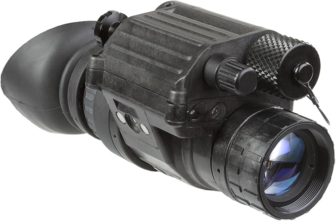 AGM Global Vision PVS-14E Enhanced Night Vision Monocular with FOM 2200+ Gen 3 Auto-Gated, P45-White Phosphor IIT, Auto Shut-Off, Manual Gain, Built-in IR Illuminator, Military-Grade NVG Made in USA