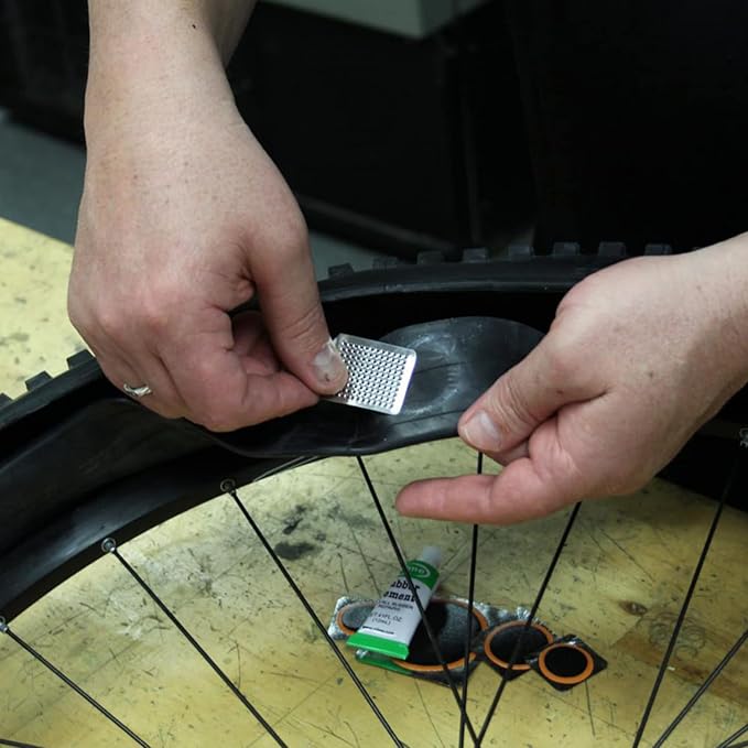 Slime 1022-A Tube Rubber Patch Kit, for Bikes and Other Inflatables, Contains, 5 Patches, Scuffer and Glue (Pack of 2)