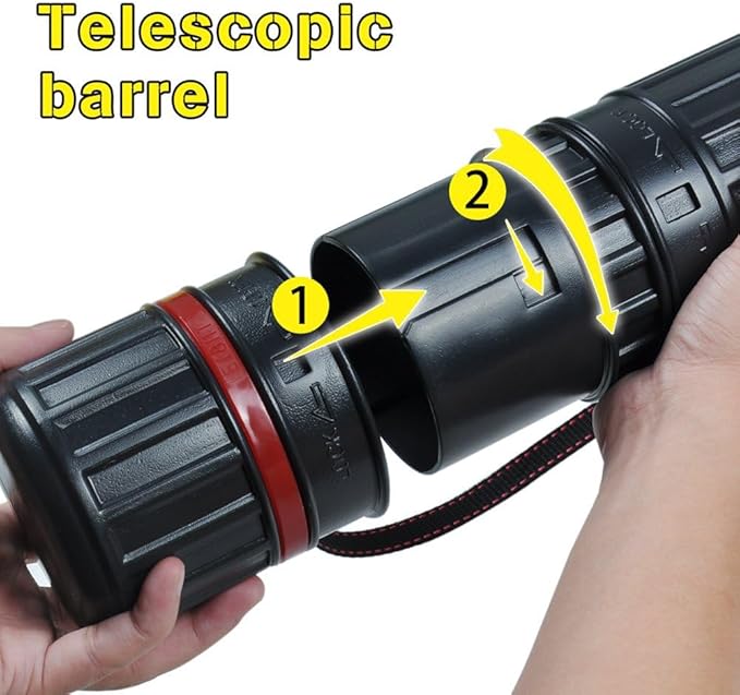 DEWEL 2Pcs Poster Tube Extends from 30" to 51", Telescoping Plastic Art Tube for Poster/Art/Document/Blueprint/Fishing Rod, Waterproof and Light Resistant with Carrying Strap(Black XL Size)