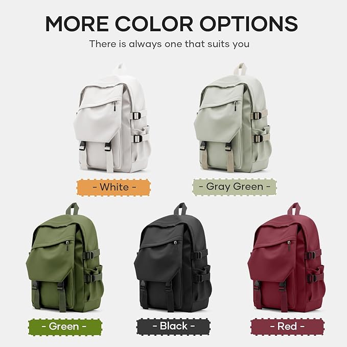 coowoz College Backpack Waterproof Black College Bags For Women Lightweight Travel Rucksack Casual Daypack Laptop Backpacks For Men Women(Blue Purple)