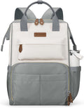 Maelstrom Laptop Backpack, Fits 15.6-17.3 Inch Travel Backpack Gift for Women Men, Waterproof College School Computer Bag, Anti-theft Business Work Bag with Luggage Strap(Grey, 15.6 Inch)