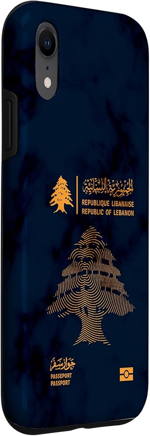 Lebanon,Lebanon Passport,Lebanon Flag,Lebanon map. Case for iPhone XR