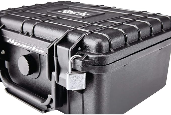 Apache Watertight Protective Hardcase with Customizable Foam Insert 9-3/16
