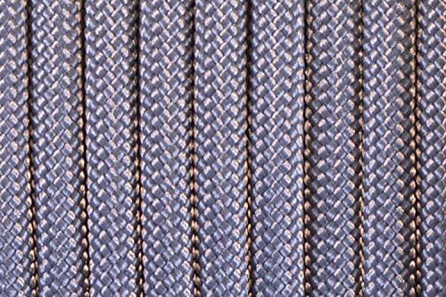 BORED? PARACORD! 550 lb Paracord – Ideal for Crafting, DIY Projects, Camping, Military & Active Outdoors – 300+ Colors – Tactical Parachute Cord Type III – Strong - Charcoal 100 Feet