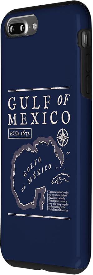 Gulf of Mexico 1672 Historic Map Case for iPhone 7 Plus/8 Plus