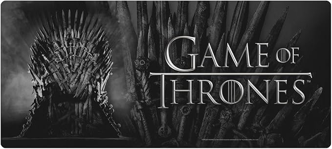 Head Case Designs Officially Licensed HBO Game of Thrones Iron Throne Graphic Art 37.4 x 15.75 x 0.16 inches (900 x 400 mm) - XL Gaming Office Desk PC Keyboard Mouse Mat Pad