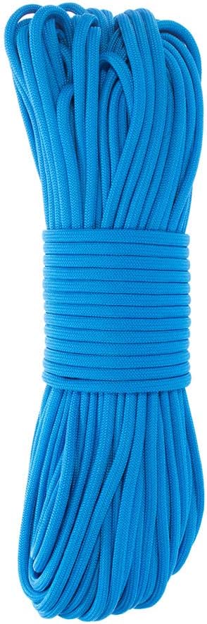 Paracord Planet Solid Color 550lb Paracord – 7 Strand Type III Nylon Cord for Indoor and Outdoor Tasks – Colonial Blue (25 ft)