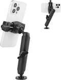 Mippko Wall Mount Phone Holder for Truck/Car/Boat/Wall/Desk,Compatible with 3.5~7.5 inch iPhone/Nexus/HTC/LG/Huawei/Smart Phones,360°Adjustment Aluminium Alloy Arm Drilling Base Mount