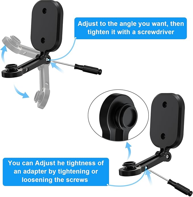 2 Pack Wall Mount for All-New Blink Outdoor (4th Gen, 3rd Gen) & Blink XT / XT2, Mini Camera Mounting Bracket, Adjustable Ceiling Mount