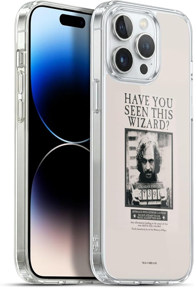 Head Case Designs Officially Licensed Harry Potter Sirius Black Poster Prisoner of Azkaban II Gel Case [Military Grade Protection] Compatible with Apple iPhone 13 Pro Max and Compatible with MagSafe