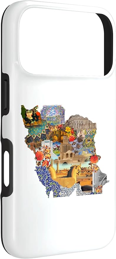 Map of Persian Empire, Iran Map Case for iPhone 17 Pro
