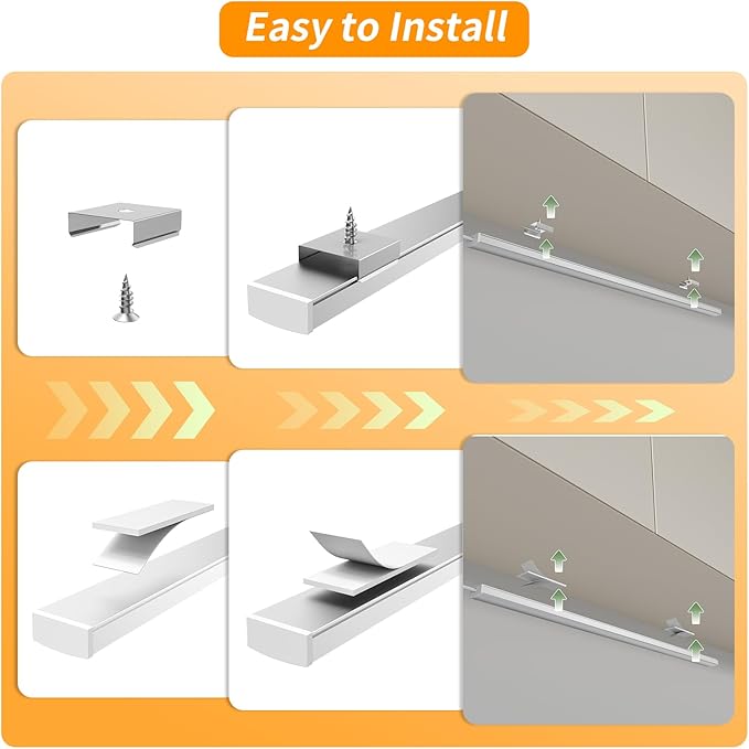14" Slim USB Plug-in LED Motion Sensor Light Indoor, Bright & Dimmable Under Cabinet Light - 3 Modes (ON/Night/Day) for Kitchen, Cabinet, Closet - 4000K Neutral White, 2 Pack (Standalone)