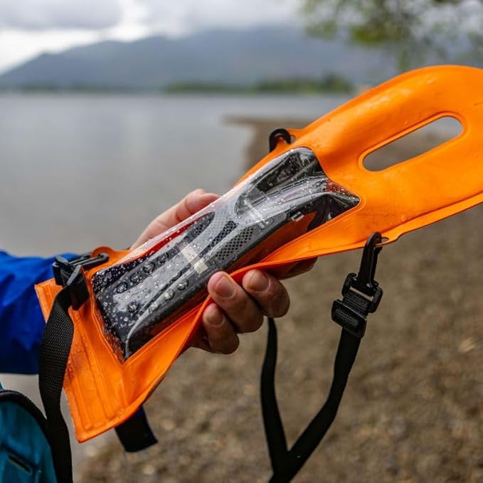 Aquapac Extra Strong Lash Down Case For Pro VHF Waterproof, 2 Way Radio, Shoulder Strap or Adjustable 3 Way Harness, Double Ziplock Closure, 2 Colours, 5 Year Warranty, Professional