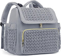 Awanhe Diaper Bag Backpack, Baby Bag with Changing Pad, Travel Waterproof Diaper Bag Tote, Newborn Essentials Must Haves, Luxury baby shower gifts for boys & Girls, Grey