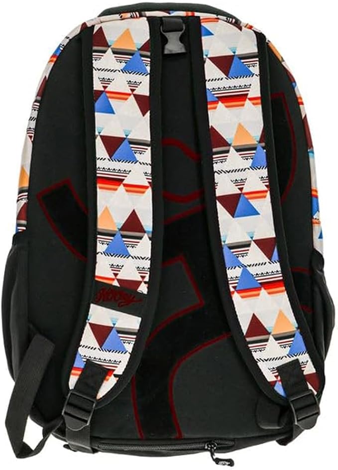 HOOEY Recess 25L Backpack - Durable Lightweight Daypack for Travel, Gym & Outdoor Use - Spacious Main Compartment, Laptop Sleeve, Water-Resistant, Stylish Unisex Design (Cream/Burgundy)