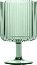 Mesa Acrylic Stacking Wine Glass - Sage Green - 15 oz - Set of 6