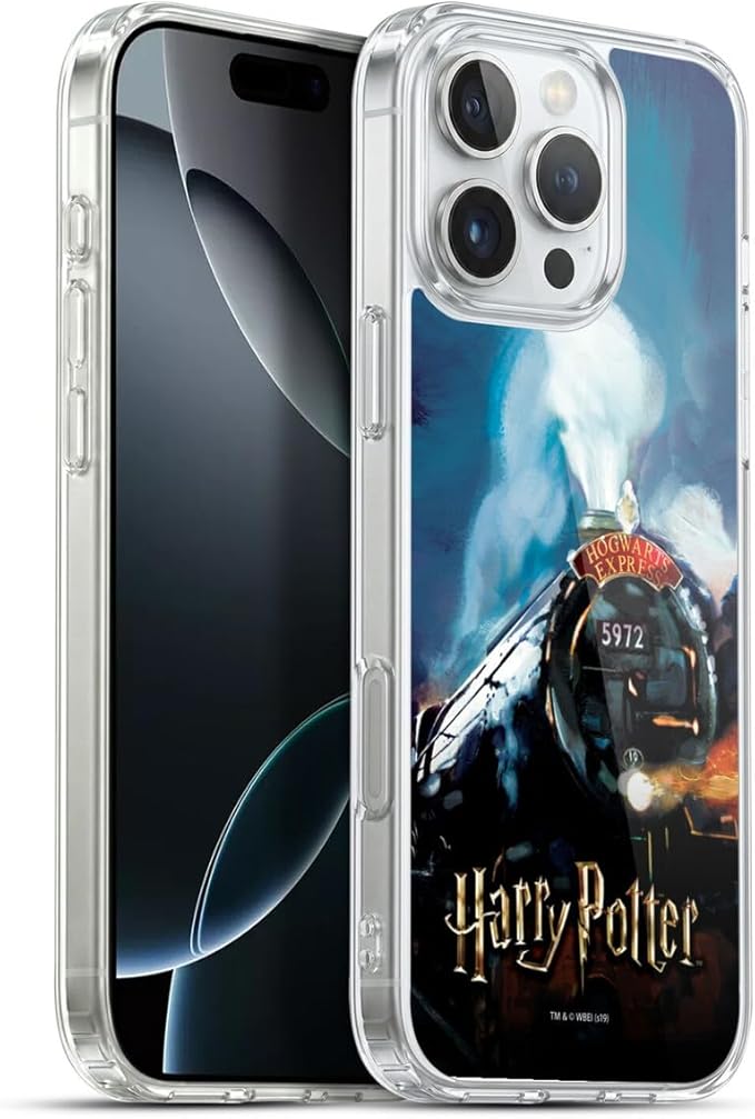 Head Case Designs Officially Licensed Harry Potter Hogwarts Express Prisoner of Azkaban II Gel Case [Military Grade Protection] Compatible with Apple iPhone 16 Pro Max and Compatible with MagSafe
