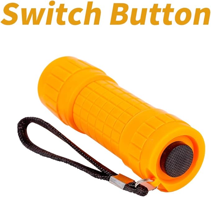 Whaply Small Mini Flashlights Pack of 30,Assorted Colors,New Type Cob Light,With Battery