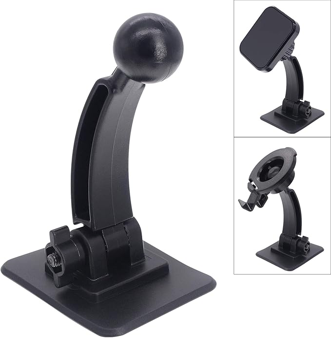 17mm Sticky Adhesive Mount Holder for Garmin GPS & Smart Phones - Car Windshield/Dashboard Flexible Permanent Holder Soft Base for Garmin Nuvi GPS Navigator/Cell Phone Magnetic Mounting Pad