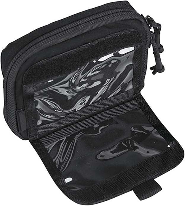 ADMIN Muti-Purpose Tactical Map Bag - MOLLE Compatible with Quick-Access Outer Compartment EDC Organizer