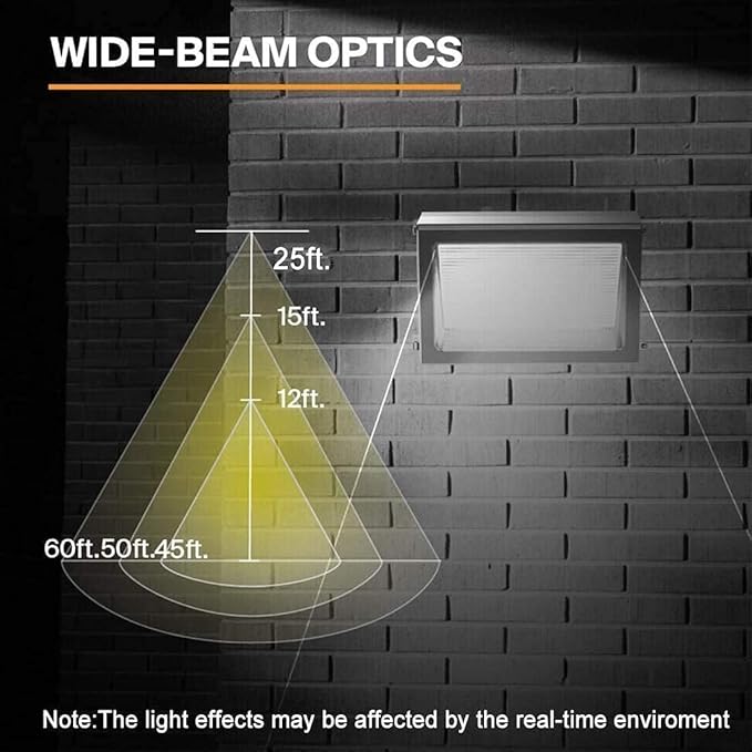ledmo Wall Pack Light 150w Waterproof 5000K 21000lm 100-277V Equivalent Energy Save Ultra Bright Commercial Outdoor LED Wall Lights Exterior Security Flood Lighting 4 Pack for Yard,Garage,Building