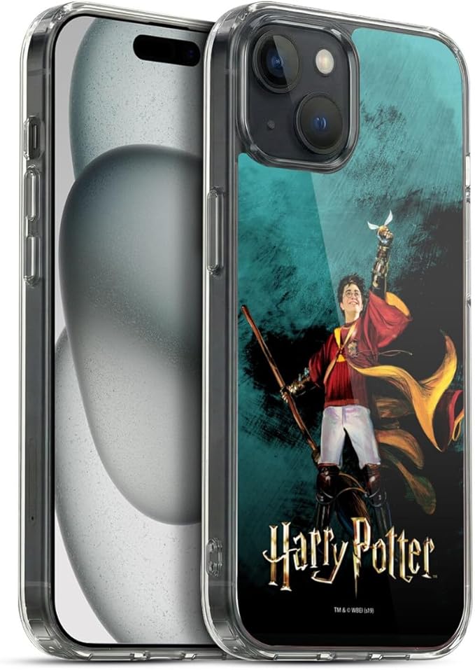 Head Case Designs Officially Licensed Harry Potter Quidditch 3 Prisoner of Azkaban II Gel Case [Military Grade Protection] Compatible with Apple iPhone 15 Plus and Compatible with MagSafe
