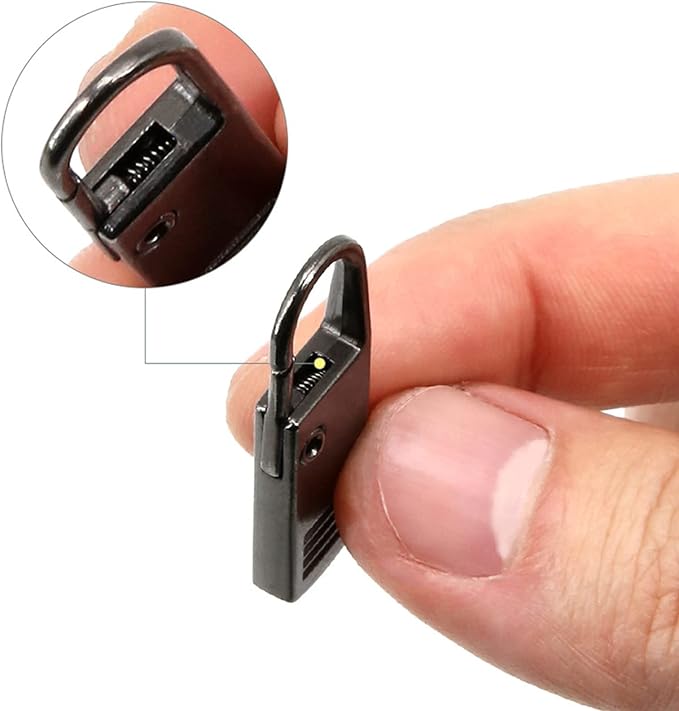 Zipper Pulls, 8PCS Black