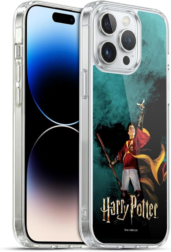 Head Case Designs Officially Licensed Harry Potter Quidditch 3 Prisoner of Azkaban II Gel Case [Military Grade Protection] Compatible with Apple iPhone 14 Pro Max and Compatible with MagSafe
