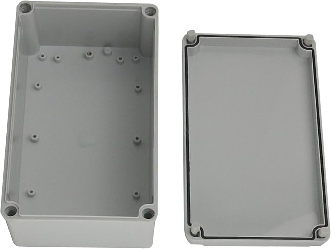 Ogrmar Plastic Dustproof IP65 Junction Box DIY Case Enclosure (10"x 6"x 4")