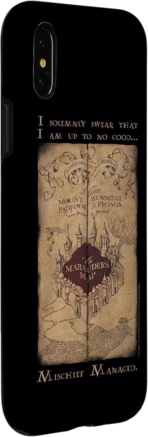 iPhone X/XS Harry Potter Marauder's Map Words Case