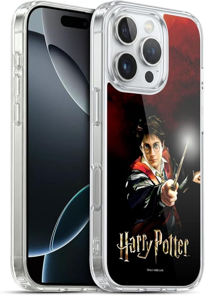 Head Case Designs Officially Licensed Harry Potter Harry Portrait Prisoner of Azkaban II Gel Case [Military Grade Protection] Compatible with Apple iPhone 16 Pro and Compatible with MagSafe