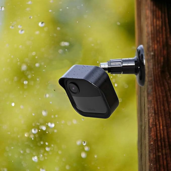 Blink Outdoor 4 (4th Gen) Wall Mount, Weatherproof Protective Cover and 360 Degree Adjustable Mount with Blink Sync Module Mount for Outdoor Indoor Security Camera (Black, 1 Pack)