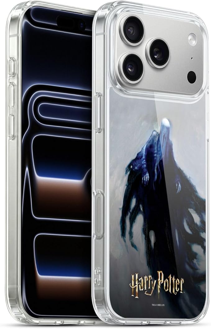 Head Case Designs Officially Licensed Harry Potter Dementor Prisoner of Azkaban II Gel Case [Military Grade Protection] Compatible with Apple iPhone 17 Pro Max