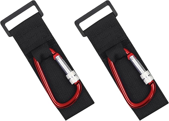 2 Pack UTV Hook for Hanging Headsets, Helmet and Goggles, Multipurpose Carabiners for Motorcycle Bicycle Stroller Electric Scooter Owner Fits 1.5-2.0" SXS Roll Cage Accessory Hook Hanger