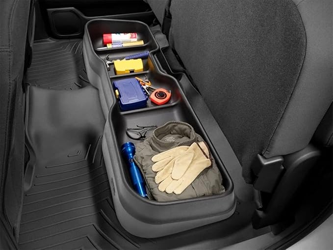 WeatherTech Under Seat Storage System for GMC Sierra 1500, Sierra 1500, Sierra - (4S002), Black