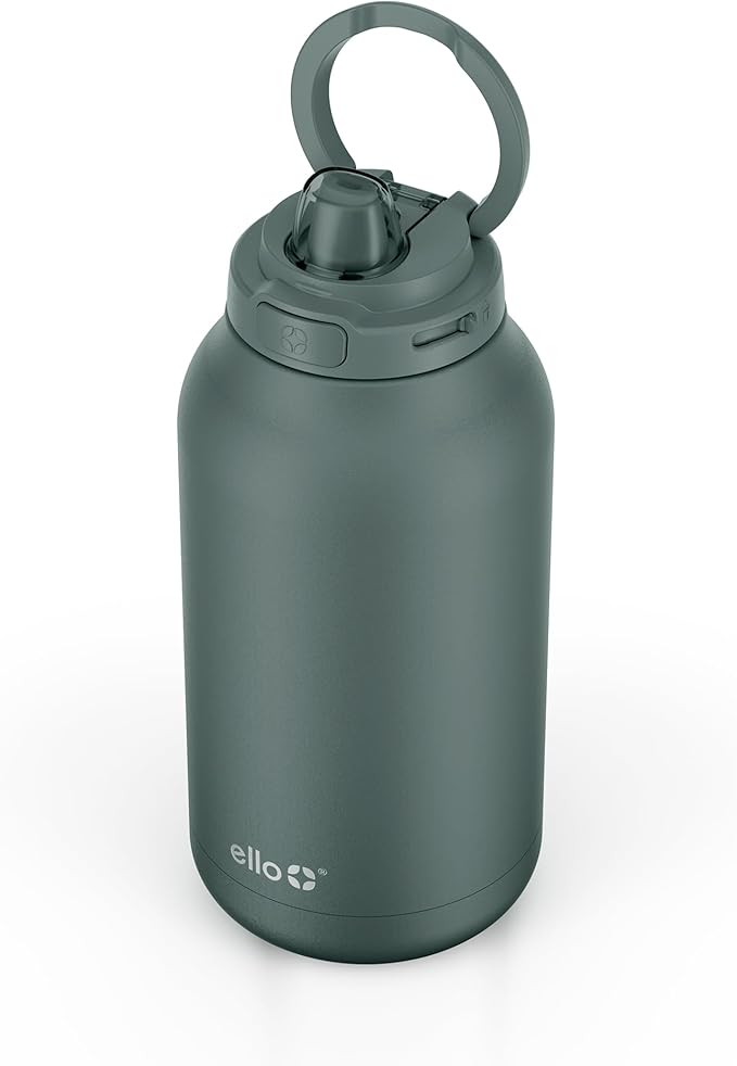 Ello Hydra 64oz Half Gallon Vacuum Insulated Stainless Steel Jug with Locking