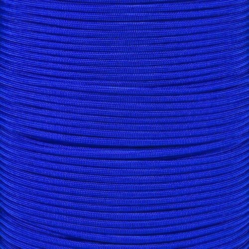 Paracord Planet 100 Feet Hanks Parachute 550 Cord Type III 7 Strand Paracord Electric Blue