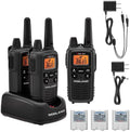 Midland LXT633VP3 FRS Walkie Talkies - Long Range 36-Channel Two-Way Radios, NOAA Weather Alerts (3-Pack, Black)