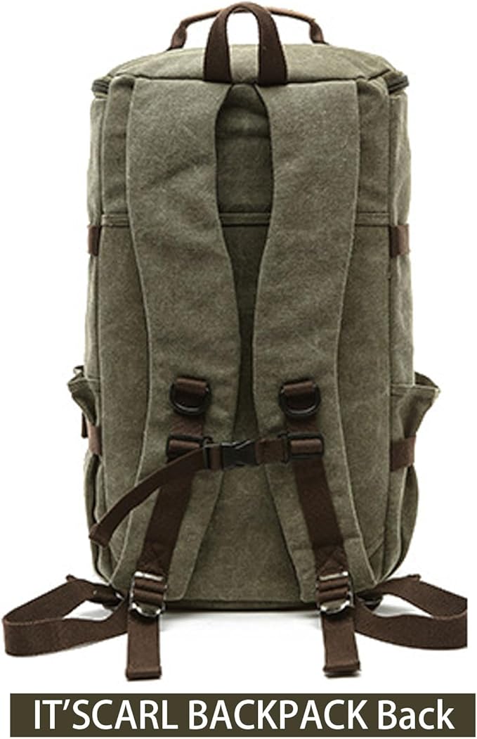 Men's backpack with large capacity, Fashionable travel style, Outdoor hiking bag, Business leisure waterproof backpack, Laptop backpack(green)