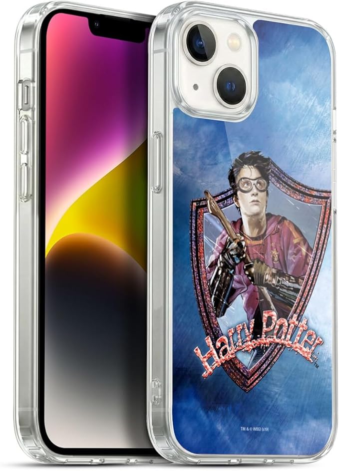 Head Case Designs Officially Licensed Harry Potter Quidditch 2 Prisoner of Azkaban II Gel Case [Military Grade Protection] Compatible with Apple iPhone 14 Plus and Compatible with MagSafe