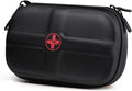 RHINO RESCUE EVA First Aid Kit, Small Waterproof Backpack Emergency Hiking First Aid Kit for Backpacking, Medical Kit for Travel, Home, Car, College Dorm, Camping, Boat, Back to School (Black)