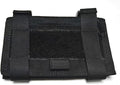 Tactical Map Case QB Wristband Pouch - Military Arm Sleeve with DOPE Card Holder & USA Flag Patch