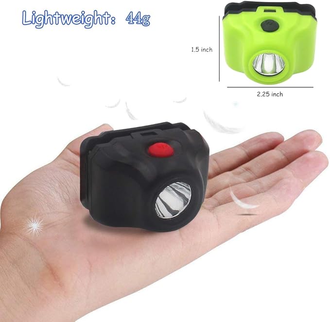 4 Pack LED Headlamp 5W Super Bright Single Mode Flashlight Headlight Waterproof Lightweight for Adults and Kids, Running Camping